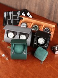 Horlogedozen Gevallen Driklux Luxe Echt Lederen Horlogerol Horloge Opbergdoos Reizen Horloge Case Geschenkdoos Horloge Pouch 230215