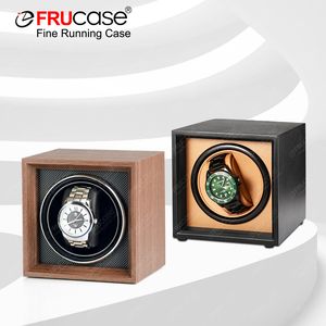 Watch Boxes Cases FRUCASE MINI Watch Winder voor automatische horloges watch box automatische winder Mini-stijl kan in een kluis worden geplaatst Doos of lade 230704