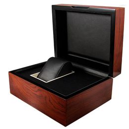Boîtes de montres étuis de haute qualité luxe peinture lumineuse marque boîte en bois pour bijoux décoration affichage stockage Deli22