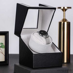 Boîtes à montres Étuis en cuir Shaker Mini Head Boîte de rangement électrique Chaîne automatique Super silencieuse