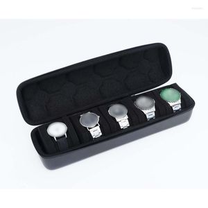 Bekijk dozen Cases Lederen opbergdoos display horloges organisator voor mechanische collectie sieraden vaders moeders mannen dameswatch hele22