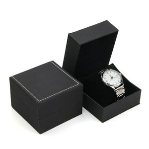 Cas de boîtes de montre PU Le cuir boîte bijoux de montre-bracelet affichage organisateur portable avec oreiller présent de livraison de gouttes d'emballage montres Dhldi