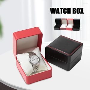 Bekijk dozen Cases opbergdoos met kussen single cadeau sieraden armband voor mannen vrouwen display organisatorwatch hele22