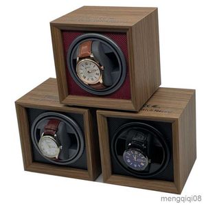 Watch Boxes Cases Houten Rechtopstaande Automatische Mechanische Shaker Elektrische Box Gear Verstelbaar Beste Cadeau