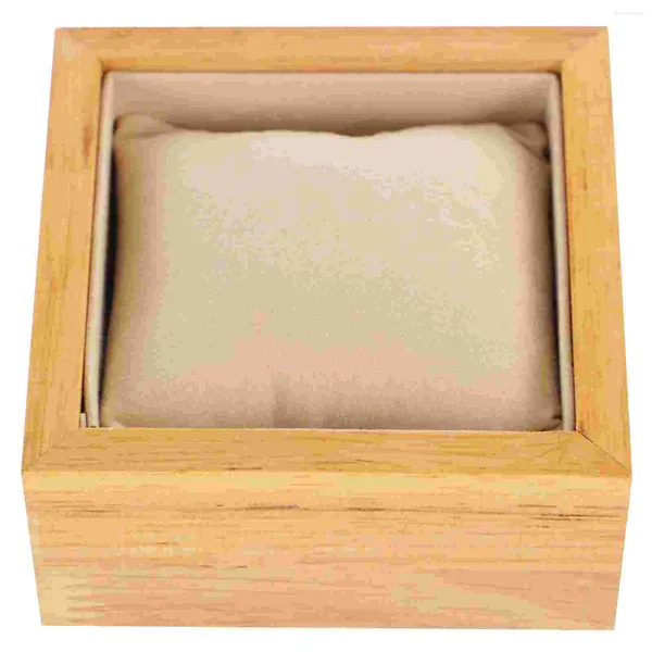 Cajas para relojes, soporte de exhibición, almohada decorativa, gabinete, pulsera, soporte de almacenamiento de joyería, escaparate