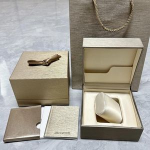 Horlogedozen Factory Outlet Champagne met originele Bvl-doos en papieren Luxe merk gouden koffers Boekje AAA Horloges Cadeau