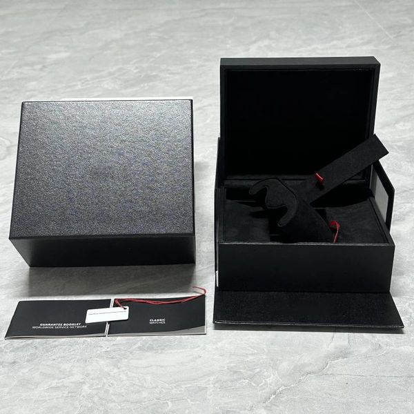Boîtes de montres Tud originales, sortie de fournisseur d'usine, coffrets cadeaux noirs avec livret et carte, possibilité de personnalisation de montres