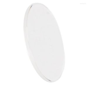 Bekijk dozen platte glazen lens saffier kristal ronde slijtagebewijs voor accessoires