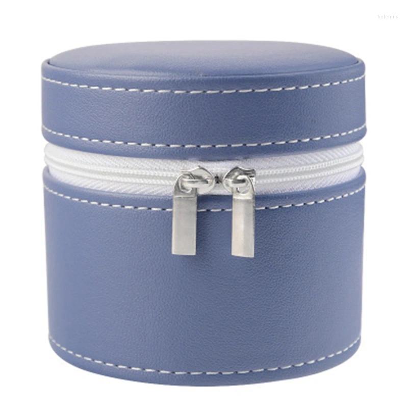 Watch Boxes Men And Women Display Gift Box 1 Slot Jewelry Accessories PU Leather Storage Travel Bag