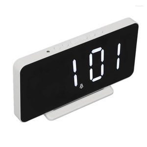 Watch Boxs Mirror Clock Digital Alarm USB Charging For Bedroom Office