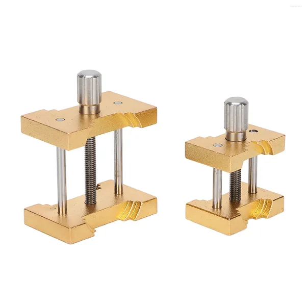 Cajas de reloj con Base de movimiento, soporte portátil de aluminio, caja de reloj de pulsera para reparación de reparadores