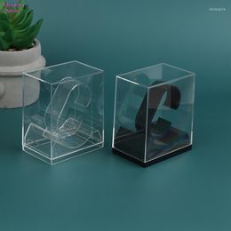 Bekijk dozen Plastic display opslaghouder transparante kast voor volwassen kinderen Smart Protective Box Organizer