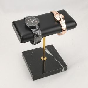 Boîtes de montres Portable socle en marbre présentoir bijoux organisateur pour Bracelet bracelet collier support