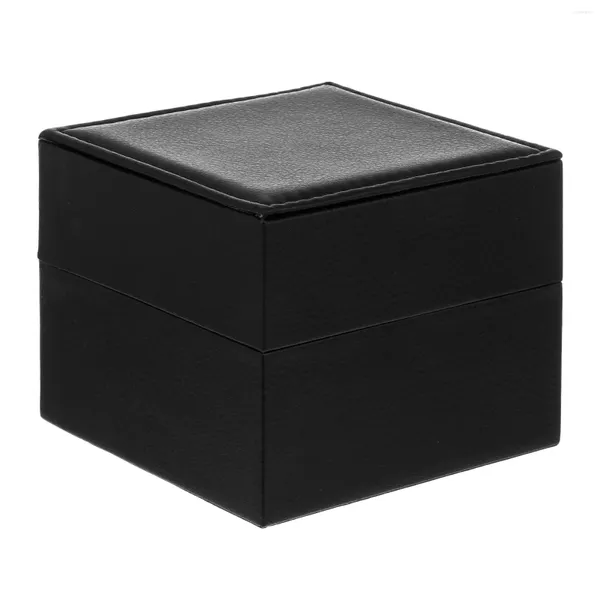 Boîtes de montre PU PU Rangement de rangement Bijoux Disqueur Dusinet pour hommes