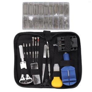 Kit de réparation de boîtes de montres, pince à poinçonner, tournevis Portable professionnel en alliage plastique dissolvant de bande pour magasin maison