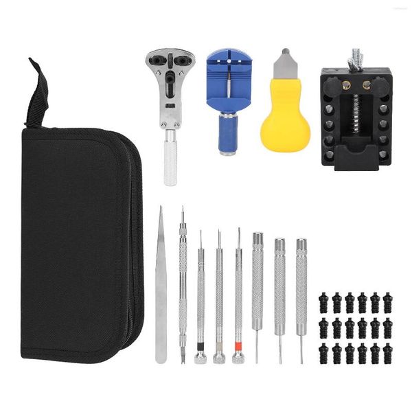 Watch Boxes Repair Tool Set Alliage Complet Portable Professionnel Avec Spring Bar Pour Home Shop