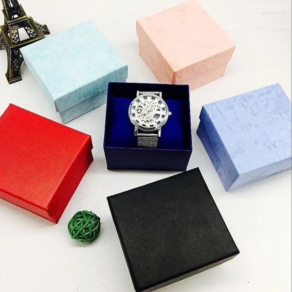 Cajas para relojes Suministro de pulseras simples al por mayor Regalo de embalaje de joyería Grandes cantidades en stock