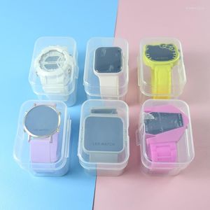 Boîtes de montre boîte transparente emballage plastique électronique PP stockage cadeau