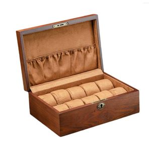 Bekijk dozen houten doos kast organisator verjaardag cadeau stofdichte opslag voor mannen en vrouwen bangle armband display showcase