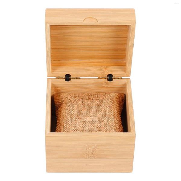 Mira cajas Caja de joyería organizadora de almacenamiento de madera bonita caja de pulsera