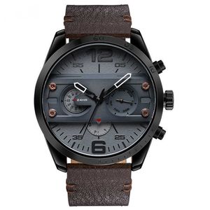 montre Bra hommes vk quartz cadeau unique montre étanche mode casual rétro or classicL1