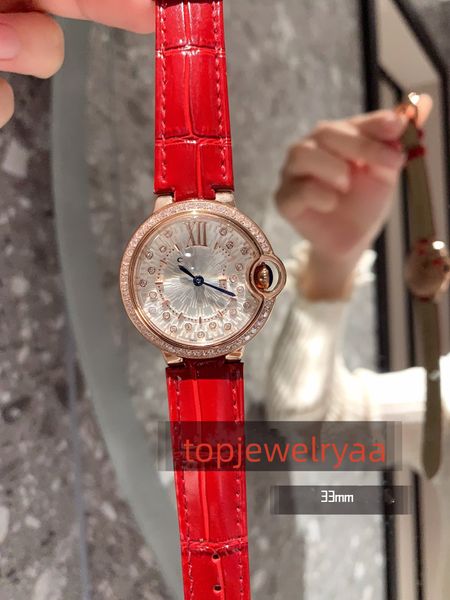 ver Parejas relojes de moda para hombres y mujeres Los relojes de cuarzo son muy queridos por la diosa Nuevo diseñador C Reloj con globo azul tamaño 33 mm 42 mm vidrio ojo de pez