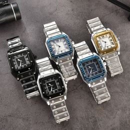 Reloj Parejas Reloj 39.8mm Trusty Movimiento de cuarzo automático Relojes para hombres Reloj para mujeres Relojes para hombres de acero inoxidable Esqueleto Cuarzo Vk Lady