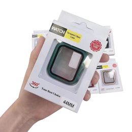 Horlogehoes + gehard glas schermfilms voor Apple Case 44 mm 40 mm 41 mm 42 mm 38 mm 49 mm Ultra bumper + schermbeschermer voor iwatch SE 8 7 6 5 4 3 2 met retailverpakking