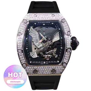 horloge Datum Luxe Heren Mechanica Horloges Polshorloge Man Tianxing Diamond Watch Zwart Technologie Persoonlijkheid Holle Wijnvat Grote Wijzerplaat hoge kwaliteit