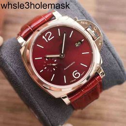 Watch Designer Luxury Panerass for Mens Mechanical Wristwatch Women's Full Automatic Superproof Designer DRA5