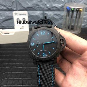 Horloge Designer Heren Koolstofvezel Sport Sterk Lichtgevend Waterdicht Grote wijzerplaat Volautomatisch Mechanisch Hamn Ra22