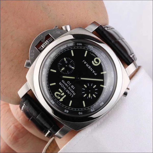 Reloj Diseñador para hombre Off Shot Panahei Lumino Pam00213 Relojes de pulsera impermeables de acero inoxidable completos mecánicos automáticos usados ​​de lujo