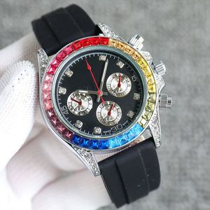 Reloj de diseñador para hombre reloj para mujer reloj de alta calidad 40 mm movimiento automático moda impermeable zafiro arco iris reloj