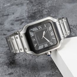 montre la montre de montre en acier inoxydable automatique mécanique étanche saphir en verre saphire