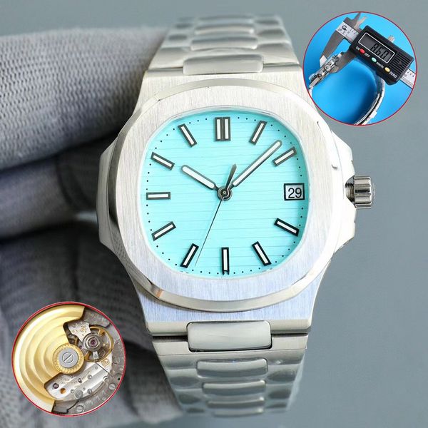 Reloj Reloj de diseñador V6 Calidad Cuerpo ultra delgado Reloj mecánico automático 41 mm Acero inoxidable completo con caja Zafiro Reloj impermeable