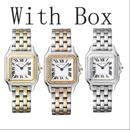 montres de montres montres élégantes et à la mode et montres pour femmes en acier inoxydable Mouvement de quartz imperméable Watch pour hommes imperméables