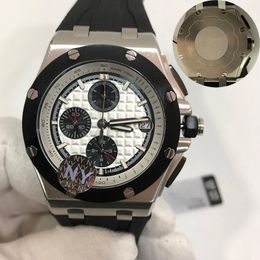 horloge herenhorloge automatisch mechanisch/vk-kwartshorloge klassieke stijl 42 mm geheel roestvrij staal 5 ATM waterdicht saffier superlichtgevende montre