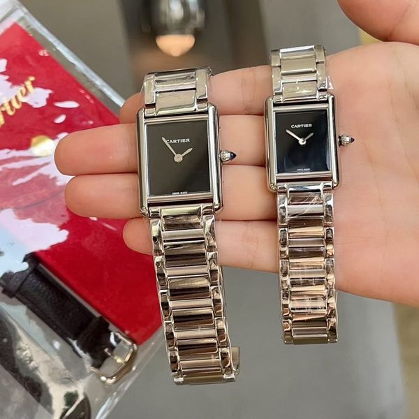 montre montres de créateurs montres pour hommes et femmes bracelet en acier inoxydable 25 / 27mm mouvement à quartz importé montres étanches de haute qualité