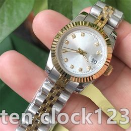 Montre de créateurs pour femmes, en acier inoxydable 904, à Quartz, électronique, étanche, saphir, 28MM, montre pour femme