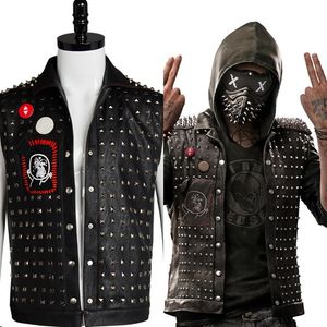 Montre Chiens 2 Clé Je suis Dedsec Shawn baichoo Gilet Cosplay Costume3246