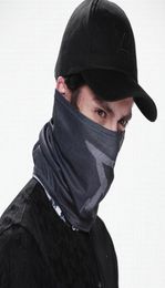 Watch Dogs Aiden Pearce Mask Cap Coton Coton Set Costume Cosplay Chat Mens 6 Panel Tactique Baseball Caps317H3927036