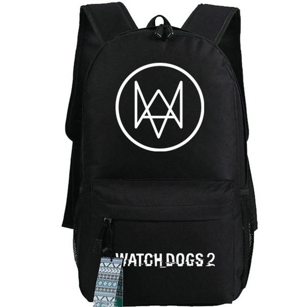 Sac à dos Watch Dogs Sac à dos Watchdog Sac d'école Watchdogs Legion Sac à dos New Game Sac à dos imprimé Cartable de sport Sac à dos extérieur