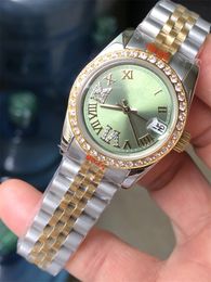 Regarder des montres de créateurs de bondage en acier érotique Regarder Gold en acier inoxydable pour hommes et femmes 2813 Mouvement diamant anneau de luxe Moisanite Watch acier d'acier