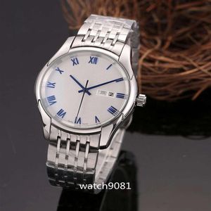 montre usine fournisseur de qualité supérieure montres-bracelets de luxe saphir perpétuel 41mm sans date cadran blanc bombé automatique mécanique hommes 211T