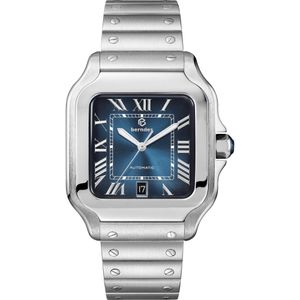 Horloge Mode Zakelijk Automatisch horloge Koppelshorloge Heren 40 mm Dames 35 mm saffierkroon Blauwe wijzers werken stabiel waterdicht ontwerp