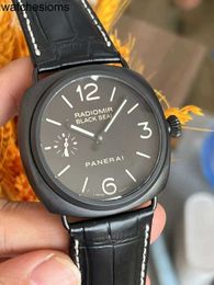 Mira relojes de moda Panerass Rademir instantáneos de lujo 00292 Manual Manual Mecánico Diseñador impermeable de 45 mm de acero inoxidable de acero inoxidable