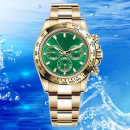 horloge voor heren rlx herenhorloge automatisch mechanisch montre de luxe 40 mm vouwsluiting goud hardlex waterdicht stopwatch luxe mannelijk polshorloge merkhorloges