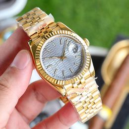 montre pour homme montre-bracelet en or automatique mécanique montres de créateur cadran rayé taille 41MM 36MM verre saphir étanche lumineux montres de luxe orologio.