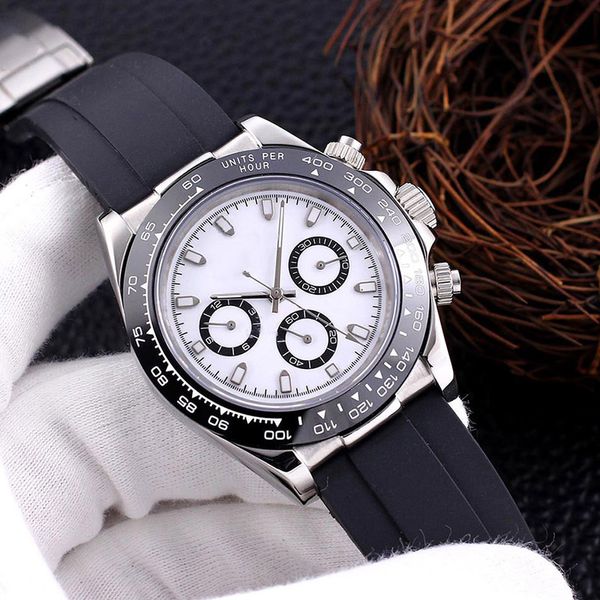 Reloj para hombre rlx reloj falso Diseñador automático Mecánico montre de luxe 40 mm Hebilla plegable Oro Hardlex Cronómetro impermeable Reloj de pulsera de lujo fábrica limpia