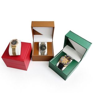 Boîte-cadeau de montre, étui de rangement de montre Portable avec oreiller amovible, boîtes d'exposition de montre-bracelet, emballage de cadeaux de bijoux pour hommes et femmes